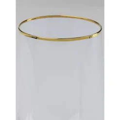 Sale Wasserglas Diamond Gold Rim Geschirr & Tischaccessoires