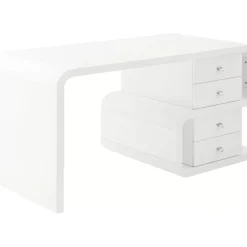 Outlet White Club Schreibtisch Snake 150X70Cm Tische