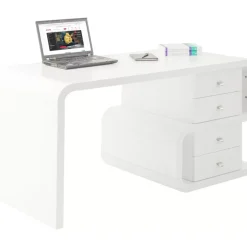 Outlet White Club Schreibtisch Snake 150X70Cm Tische
