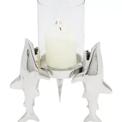 Discount Windlicht Shark Family 23Cm Kerzenständer & Laternen