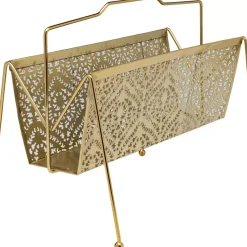 Outlet Zeitungsständer Basket Gold Klein Zeitungsständer