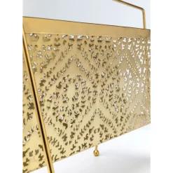 Outlet Zeitungsständer Basket Gold Klein Zeitungsständer